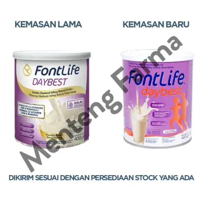 FontLife Daybest Rasa Vanila 400 Gr - Susu Khusus Penderita Diabetes