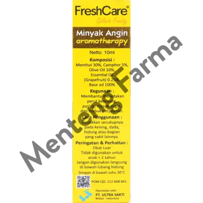 FreshCare Aromatheraphy Splash Fruit - Atasi Gejala Masuk Angin, Pegal