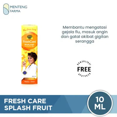 FreshCare Aromatheraphy Splash Fruit - Atasi Gejala Masuk Angin, Pegal