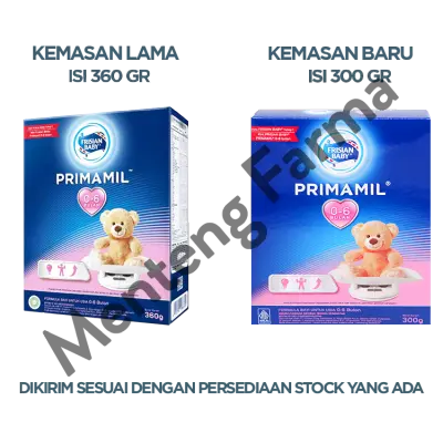 Frisian Baby Primamill 0-6 300 Gr - Susu Formula Bayi