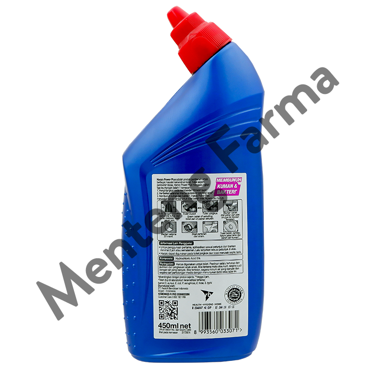 Harpic Power Plus 10X Max Clean Lavender 450 ml - Cairan Pembersih Toilet