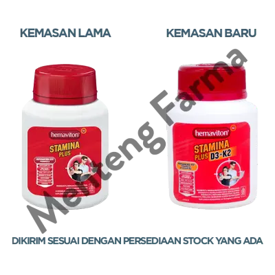 Hemaviton Stamina Plus D3 + K2 30 Kapsul - Menjaga Stamina Tubuh