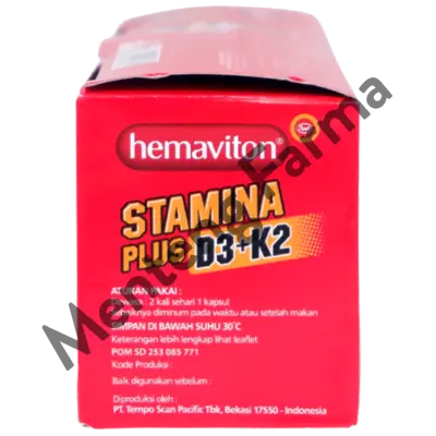 Hemaviton Stamina Plus D3 + K2 5 Kapsul - Menjaga Stamina Tubuh
