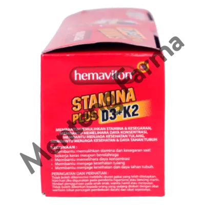 Hemaviton Stamina Plus D3 + K2 5 Kapsul - Menjaga Stamina Tubuh