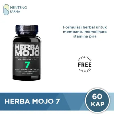 Herba Mojo 60 Kapsul - Suplemen Kesehatan untuk Stamina Pria