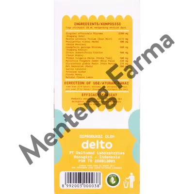 Herbana Little Lila Children's Herbal Cough Relief 12 Stickpacks - Meredakan Batuk & Melegakan Tenggorokan