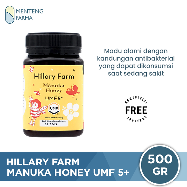 Hillary Farm Manuka Honey UMF 5+ 500 Gr