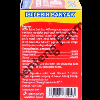 Hot In Balsem Otot Extra Hot - Pereda Pegal Linu dan Nyeri Sendi