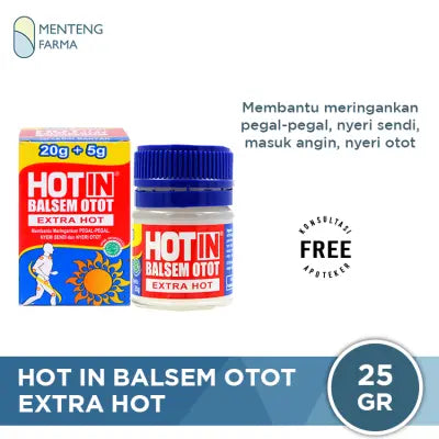 Hot In Balsem Otot Extra Hot - Pereda Pegal Linu dan Nyeri Sendi