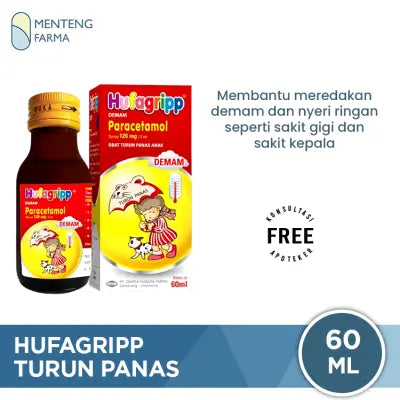 Hufagrip Merah Obat Turun Panas Anak 60 mL