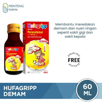 Hufagrip Merah Obat Demam Anak 60 mL
