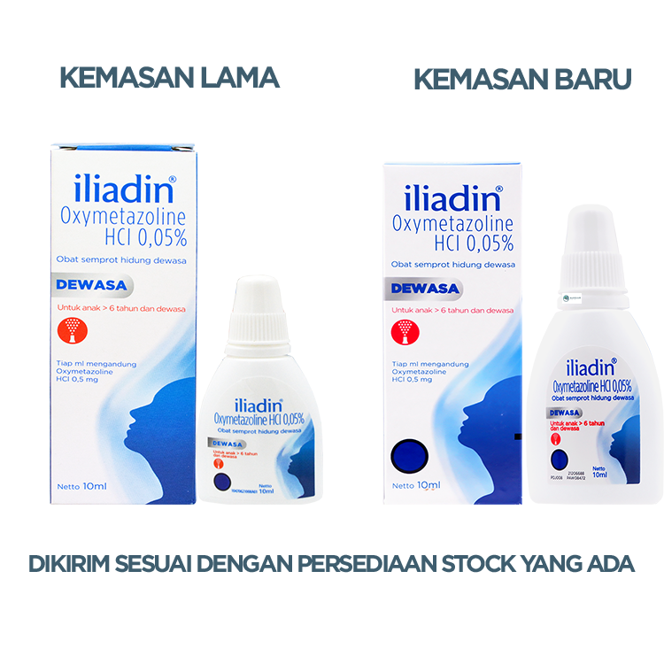 Iliadin Nasal Spray 10 mL - Obat Semprot Hidung Tersumbat