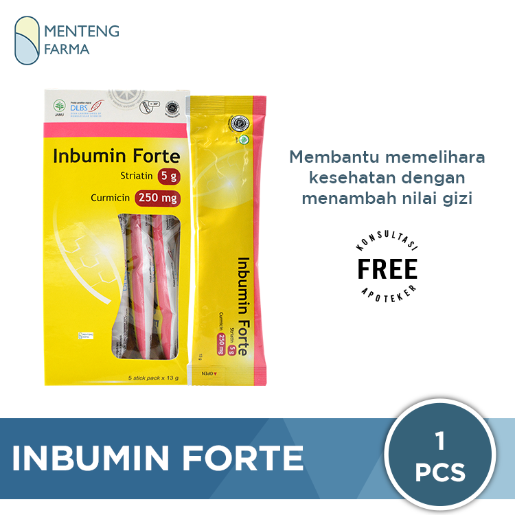 Inbumin Forte 1 Stick Pack - Suplemen Kesehatan - Menteng Farma