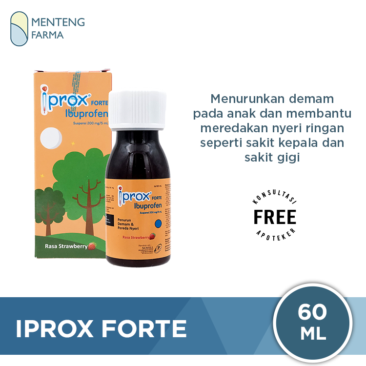 Iprox Forte Suspensi 60 mL - Penurun Demam Anak