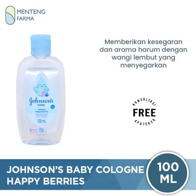 Johnson's Baby Cologne Happy Beries 100 ml - Minyak Wangi Bayi