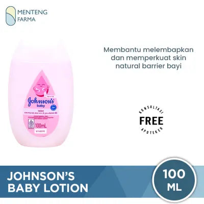 Johnson's Baby Lotion 100 mL - Melembabkan dan Melindungi Kulit Bayi