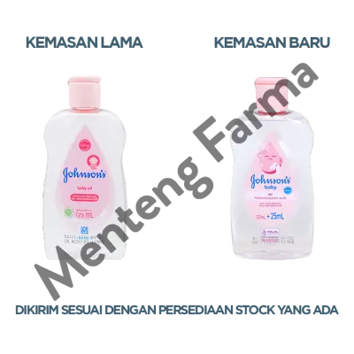 Johnson's Baby Oil 125 mL - Melembabkan Kulit & Minyak Pijat Bayi