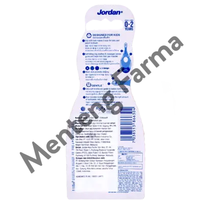 Jordan Oral Care Kids Step 1 Extra Soft (0-2 Years) - Sikat Gigi Anak