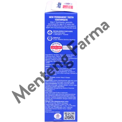 Jordan Oral Care Kids Toothpaste Step 2 (6-12 Tahun) Grape - Pasta Gigi Anggur Anak