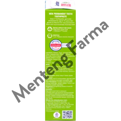 Jordan Oral Care Kids Toothpaste Step 2 (6-12 Tahun) Green Apple - Pasta Gigi Green Apple Anak