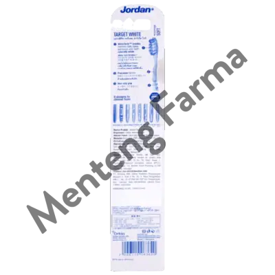 Jordan Oral Care Target White Soft - Sikat Gigi Dewasa