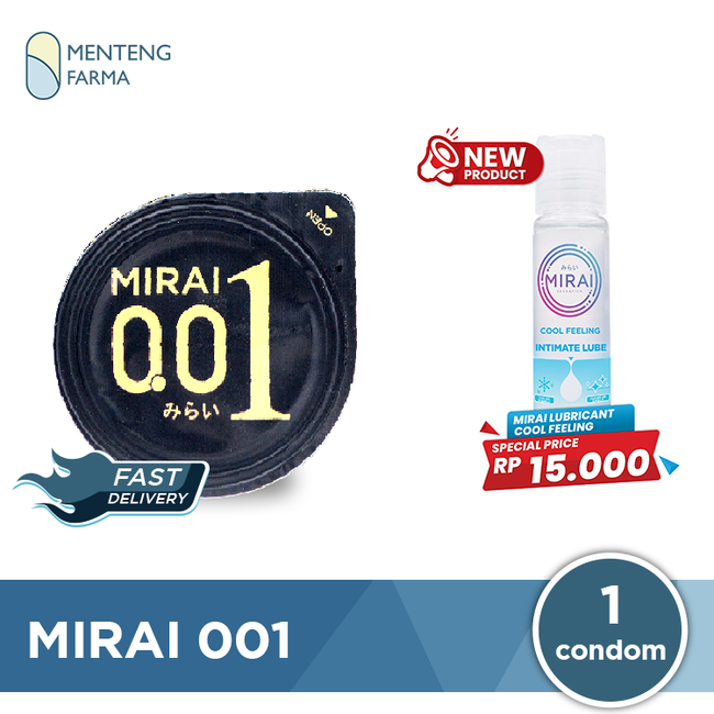 Kondom Mirai 001 1 Pcs - Kondom Extra Tipis