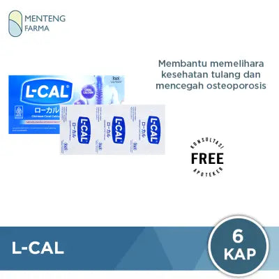 L-Cal 6 Kaplet - Suplemen Kesahatan Tulang