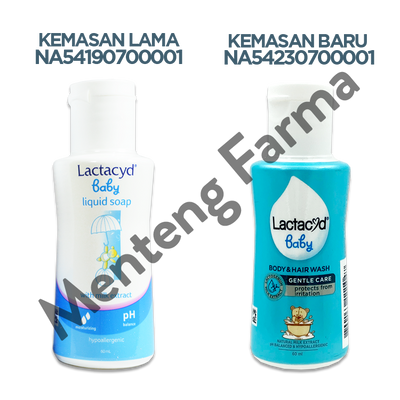 Lactacyd Baby Gentle Care 60 mL - Melindungi dan Merawat Kulit Bayi - Menteng Farma