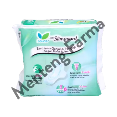 Laurier Super Slim Guard 22.5cm 10 Pads - Pembalut Super Tipis