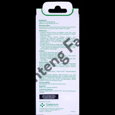 Laxadine Rectal Enema 5 mL - Krim Gel Pencahar, Sembelit, Konstipasi, Sulit BAB