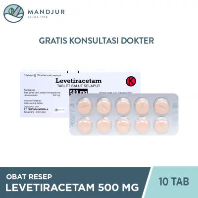 Levetiracetam 500 Mg 10 Tablet
