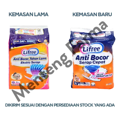 Lifree Popok Perekat XL6 - Popok Perekat Dewasa Anti Bocor