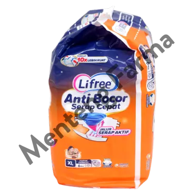 Lifree Popok Perekat XL6 - Popok Perekat Dewasa Anti Bocor