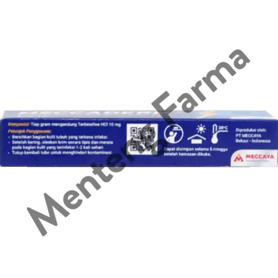 Meccaderm Cream 10 Gram - Salep Anti Jamur Terbinafine Hydrochloride