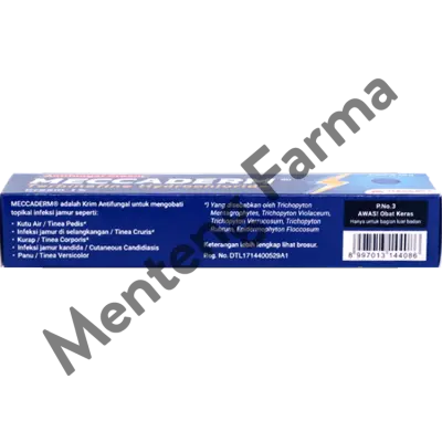 Meccaderm Cream 10 Gram - Salep Anti Jamur Terbinafine Hydrochloride