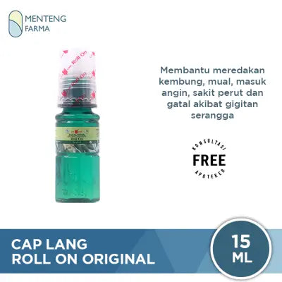Minyak Eucalyptus Aromatherapy Cap Lang Roll On Original 15 mL - Pereda Kembung dan Masuk Angin