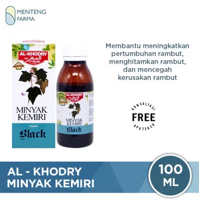 Minyak Kemiri Al-Khodry - Penyubur Rambut, Jambang, Kumis, Jenggot