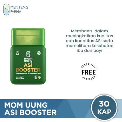 Mom Uung ASI Booster 30 Kapsul - Kapsul Pelancar ASI