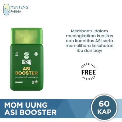 Mom Uung ASI Booster 60 Kapsul - Kapsul Pelancar ASI
