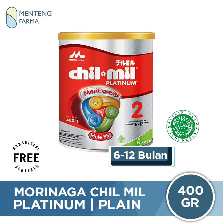 Morinaga Chil Mil Platinum 400 Gr - Susu Formula Bayi Lanjutan