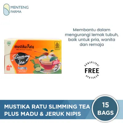 Mustika Ratu Slimming Tea with Honey and Lime isi 15 Bags - Teh Pelangsing