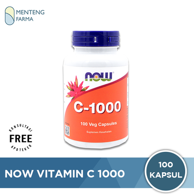 NOW Vitamin C 1000 Mg 100 Kapsul - Menteng Farma