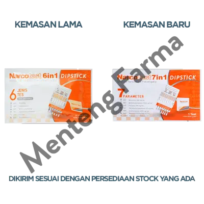 Narcotest 7 In 1 Dipstick - Alat Tes Narkotika Psikotropika 1 Set