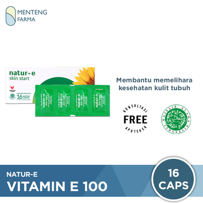 Natur E Natural Vitamin E 100 IU - Menteng Farma