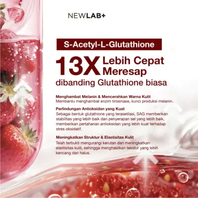 Newlab Mini Brightlogy GlutaColl 5500 PRO 7 Sachet - Membantu Kulit Lebih Cerah & Sehat