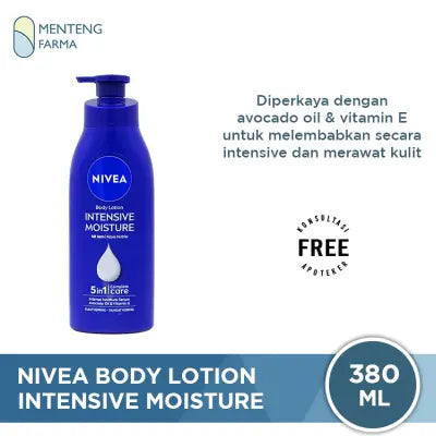 Nivea Intensive Moisture Body Lotion 380ml - Menjaga Kelembapan Kulit Selama 48 Jam