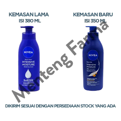 Nivea Intensive Moisture Body Lotion 350ml - Menjaga Kelembapan Kulit Selama 72 Jam
