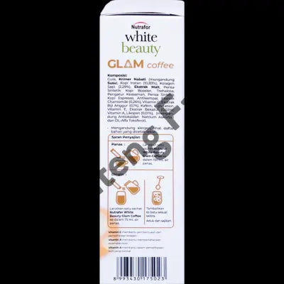 Nutrafor White Beauty Glam Coffee - Minuman Serbuk Dengan Kolagen