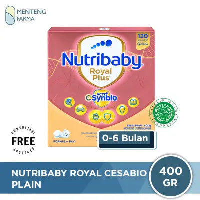 Nutribaby Royal Cesabio 1 (0-6 bulan) 400 Gr - Formula Bayi Khusus Alergi Susu Sapi