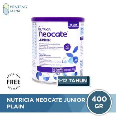 Nutricia Neocate Junior 400 Gram - Susu Khusus Alergi Anak 1 - 12 Thn
